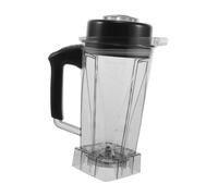 JUMPLAWN Barattolo di Plastica Quadrato per Frullatore da 2l con Coperchio e Lama, Facile da Pulire, Grande Capacità, per Uso Domestico e Riunioni di Famiglia