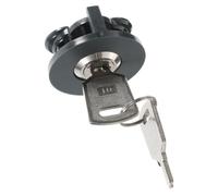 JUMPLAWN Blocco Presa Elettrica Industriale Cam Lock, ABS Nero | Prese Standard 86 e Outlet, per Impianti Automatizzati e Centri Logistici, Lega di Zinco
