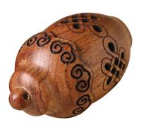 JUMPLAWN Bottiglia di Legno Intagliata Portatile per Palline Profumate, Ciondolo Diffusore Aromaterapia retrò per Casa, Auto e Borsa, Piccola Bottiglia Fai da Te Design a Nuvole Aperto