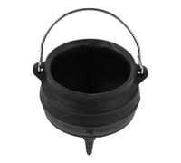 JUMPLAWN Calderone in Ferro Ghisa Treppiede per Incenso e Candele, Bruciatore Rustico per Aromaterapia, Decorazione Casa e Rituali, Design Elegante e Funzionale