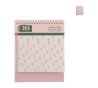 JUMPLAWN Calendario da Tavolo 2027, Rosa, Verticale Minimalista in Carta | Gestione Efficiente delle Date, Ampio Spazio per Scrivere, Formato Salvaspazio, Evita Confusione tra Mesi