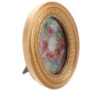 JUMPLAWN Cornice Vintage Dorata in Resina, Decorativa da Tavolo e Parete | , Rilievo Antico, Cambio Facile del Contenuto, per Interni Francesi e Caffè