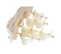 JUMPLAWN Kit di Costruzione di Modelli di Navi in Legno, Puzzle 3D in Legno, di Barca per Adulti E Principianti, Fai da Te, Artigianato, Arredamento per Casa E Ufficio.