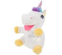 JUMPLAWN Marionetta Mano Unicorno Interattiva Per Raccontare Storie Giocattolo Educativo Peluche Per Prop Per Attività Immaginative e Gioco Interattivo Per Genitori e Figli