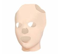 JUMPLAWN Maschera Viso Beige Elasticizzata per Donna, Sollevamento Facciale e Rassodamento Notturno, in Nylon e Spandex Design Regolabile