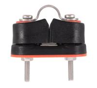 JUMPLAWN Morsetto Corda a Camma per Barche e Kayak, Nylon e Acciaio Inox | Cuscinetti a Sfere, Finitura Nera, per Linee di Controllo e Navigazione