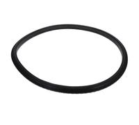 JUMPLAWN Pneumatici per Sedia a Rotelle 24 3/8 in PU Nero Senza Aria ad Alta Durabilità per Ricambio Ruote Anteriori e Posteriori, Sostituzione Manuale