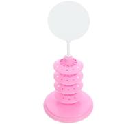 JUMPLAWN Porta Lecca Lecca Decorativo in Pp Rosa per Cake Pops e Cotton Candy Supporto a Fori e Scheda Espositiva, per Banchetti e Feste di Matrimonio