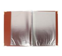 JUMPLAWN Porta Menù Multifunzionale in Pelle A4, Cartella del Libro dei Menu per Ristorante e Bar, Pagine Trasparenti Facili da Sostituire, Design Durevole e Pratico per Uso Professionale