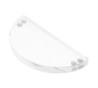 JUMPLAWN Prisma Ottico Magnetico Semicircolare Acrilico Per Esperimenti Di Rifrazione e Riflesso Strumento Educativo Per Fisica Chimica e Biologia Facile Da Usare Compatte Per Laboratorio e