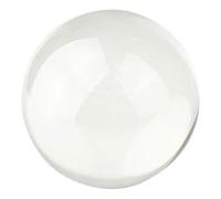 JUMPLAWN Sfera di Giocoleria in Acrilico Trasparente per Spettacoli Acrobatici, Palla da Contatto Confortevole le Mani, per Attori Professionisti e Performance di Giocoleria