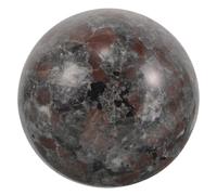 JUMPLAWN Sfera di Pietra Naturale a Forma di Fiamma per Decorazione Casa e Ufficio, Simbolo di Passione e Vitalità, Resistente All'usura, Ornamento Elegante per Capodanno
