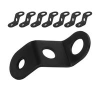 JUMPLAWN Staffa Supporto Serbatoio Olio Freni Moto in Metallo Resistente 8 Pezzi per Accessori Freni Motociclistici, Fissaggio Stabile Coppa Olio per Guida Sicura in Città e