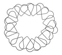 JUMPLAWN Trellis a Catena per Piante in Vaso, Supporto a Parete | Ferro Nero, Struttura Componibile da Interno, Sostiene Monstera e Philodendron, Installazione Semplice