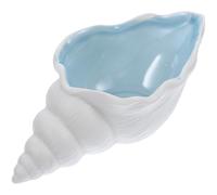 JUMPLAWN Vassoio Decorativo a Forma di Conchiglia a Punta in Ceramica come Centrotavola la Casa e Organizzare Piccoli Oggetti per Creare Un'atmosfera Estiva