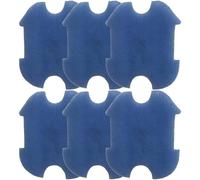 Jumplushion Confezione da 6 filtri di ricambio per robot pulitore piscina A1, cuscinetti in schiuma di cotone, manutenzione efficiente della piscina, blu, 285 x 245 x 10 mm
