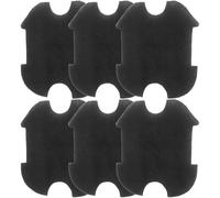 Jumplushion Confezione da 6 spugne filtranti di ricambio per robot pulitore piscina A1, cuscinetti in schiuma di cotone, manutenzione efficiente della piscina, nero, 285 x 245 x 10 mm