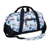 JumpOff Jo by Wildkin Overnighter Duffel Bag - Borsa da viaggio leggera per bambini - Jo's Garage, Garage di Jo, Scuola