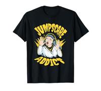 Jumpscare Addict, Fan del Film Horror retrò Pop Art Maglietta