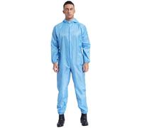 Jumpsuit Lavoro Completo Uomo Tuta Intera Con Cappuccio Ufficio | Cerniera Frontale,Vestibilità Comoda,Manica Lunga,Operaio,Casuale,Campeggio,Edilizia,Operai Dell'Officina,Elettricisti