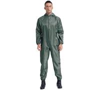 Jumpsuit Lavoro Completo Uomo Tuta Intera Con Cappuccio Ufficio | Cerniera Frontale,Vestibilità Comoda,Manica Lunga,Operaio,Casuale,Campeggio,Edilizia,Operai Dell'Officina,Elettricisti