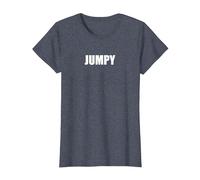 Jumpy - Tipografia Parola Divertente Maglietta, Donna, Pervinca, S