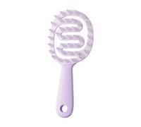 Jumuao - Spazzola massaggiante in silicone per cuoio capelluto, spazzola massaggiante per peeling e stimolazione della crescita dei capelli, riduzione della forfora (viola)