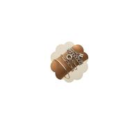 Jumwrit Braccialetti cubani a catena con chiusura a barbazzale braccialetti sottili a polsino aperto braccialetti a catena con graffetta braccialetti italiani con perline braccialetti a catena a sfera