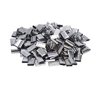 JUMZ Clip di reggiatura, 1 kg di imballaggio Sigilli di reggia Lunga Durata Elevata Resistenza Buona capacità di Tenuta per Cinghie in PP da 12-16 mm