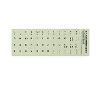 smallJUN Adesivi con Tastiera Fluorescente Tastiera Impermeabile Luminosa Pellicola Protettiva Copertura Antipolvere Adesivi per Tastiera Leggeri e AntiGraffio Cute Female Italian