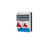 JUN Distributore edile 1x32A 1x16A 4x230V con DV-68556-F