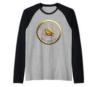 Jun Fang Gung Fu Jeet Kune Do JKD Arti Marziali Miste Maglia con Maniche Raglan