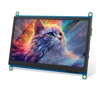 Jun-Saxifragelec 7 Zol Mini Monitor HDMI IPS Display 1024x600 Schermo capacitivo per Raspberry Pi/Laptop/PC/Windows 11/10, Non-Touch