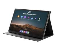 Jun-Saxifragelec Monitor Portatile 10.1 Pollici Mini Monitor Display 1024x600 IPS HDMI LCD per Raspberry Pi, Laptop PC (Non-Touch)