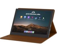 Jun-Saxifragelec Monitor portatile 7 pollici, mini monitor display Full HD 1024x600 IPS, con monitor HDMI/BNC/AV/USB per Raspberry Pi, laptop, PC, DVD, TV, dispositivi di gioco