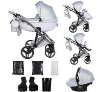 Junama Passeggino Candy 2in1 3in1 4in1 (03 - azzurro, 3in1 con seggiolino auto)