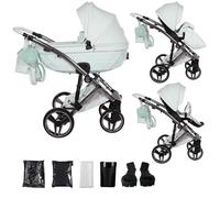 Junama Passeggino Candy 2in1 3in1 4in1 (04 - menta, 2in1 con adattatori)