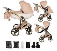 Junama Passeggino Candy 2in1 3in1 4in1 (05 - beige, 2in1 con adattatori)