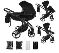 Junama Passeggino Diamond Basic 2in1 3in1 4in1 (01 - nero, 2in1)