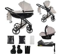 Junama Passeggino Diamond Basic 2in1 3in1 4in1 (05 - beige chiaro, 4in1 con base ISOFIX)