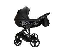 Junama Passeggino Diamond Classic 2in1 3in1 4in1 (03 - nero, 2in1 con adattatori)