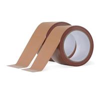 JUNART 2 rotoli di nastro corazzato resistente all'acqua, 5,5 cm x 10 m, colore marrone, per guarnizioni di tubo, riparazioni di tetto, guarnizioni per tende, ecc.