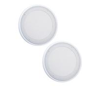Junbyuhu Custodia Griglie per Altoparlanti, 2 Pezzi Dell'Altoparlante Della Griglia Da Car Copertura Protettiva Cerchio Decorativo Metal la Maglia per Casse Acustiche(6,5 Pollici)