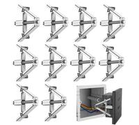 Junction Box Fixer, Electrical Outlet Repair, Wall Socket Mount Kit, Concealed Installation Device, Mechanics Projects Construction Electricians Wall Repair Button Box Support Tool 1.89x1.77 Inches