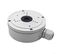 Junction Box per Dome Camera in lega di alluminio, resistente alle intemperie, accessorio di montaggio con fori di accesso rapidi, gestione dei cavi per interni, esterni, casa, ufficio, area pubblica