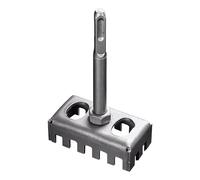Junction Box Punçh, Square Ħole Cutter For 86 Electrical Box, Heat-Treated Carbon Steel Construction, Rectangle Čoncrete Hole Punch Drill For Drywall Wood Brick Stone, 5.7x3.4x1.8 Inches, 1 Piece (Ha