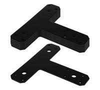 Junction T - Supporti In Metallo Nero, Rinforzo Anti -corrosione | Gabinetto Di Fondo Per I Corpi Scolastici, Atelier Atelier Fai -da -te, 6 Stanze Sostenibili