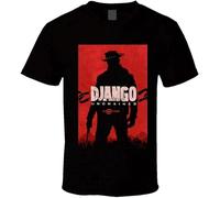 Jundao Ethan Alleyne Django Unchained Film T-Shirt Western Tarantino Film D Is Silent for Men Size XL