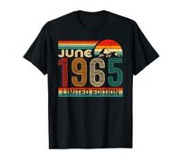 June 1965 Limited Edition Classic 1965 Year Vintage Birthday Maglietta