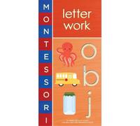 June George Bobby George Montessori: Letter Work (Libro di cartone) Montessori